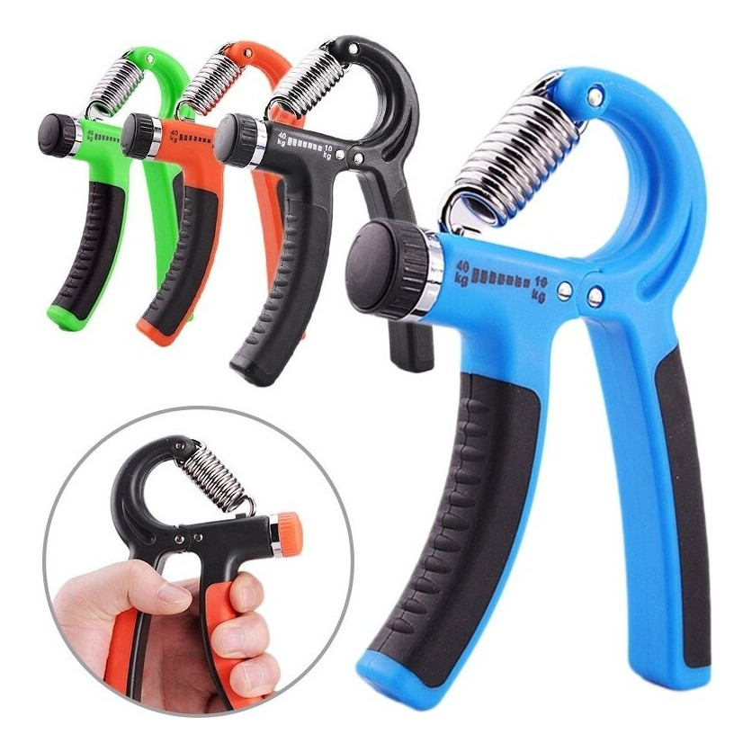 Hand Grip Fortalecedor De Mão Com Mola Ajustável até 60 kg Cor Sortido