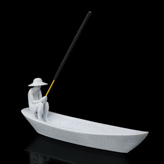 Porta Incenso Incensário Decorativo Pescador Zen – Suporte para Incenso de Vareta em Oferta na Shopee