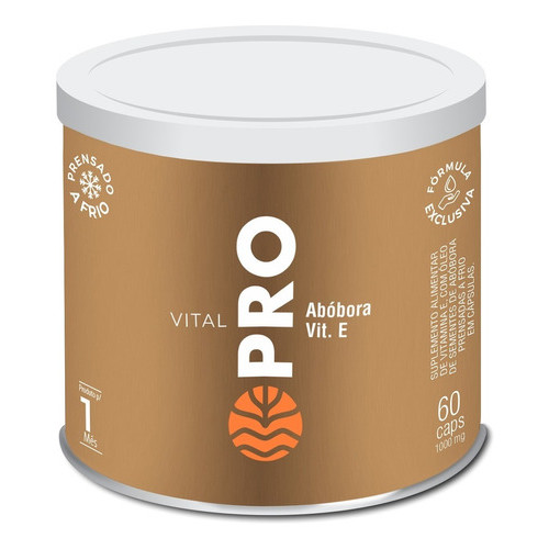 Vital Pro Óleo De Semente De Abóbora 1000mg 60 Cápsulas Vital Âtman