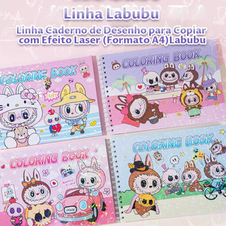 Livro de colorir de capa dura, 50 folhas - Caderno de desenho infantil com páginas colori…