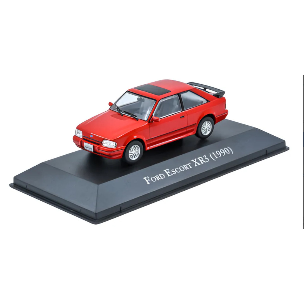 Miniatura Carros Clássicos Do Brasil: Ford Escort Xr3 (1990) - Ed 23