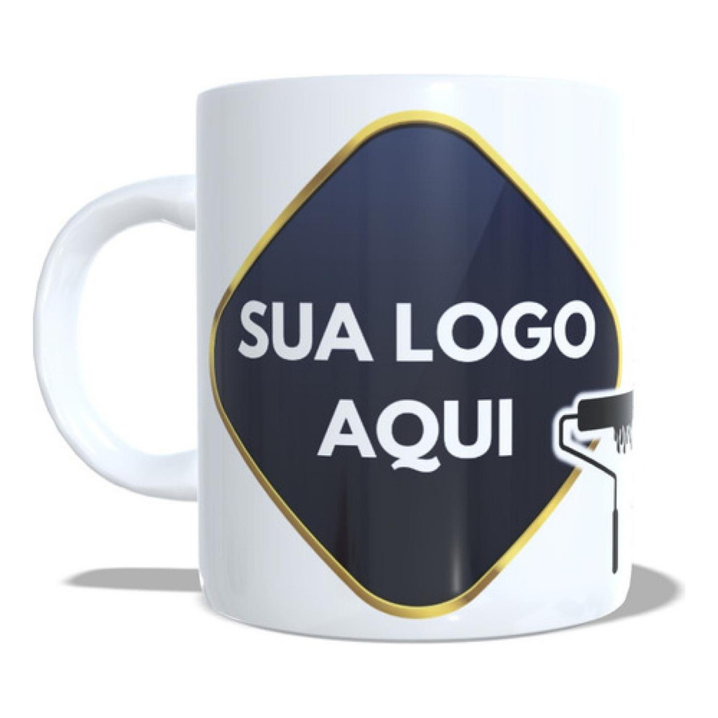 Caneca Personalizada Com Sua Logo Foto Arte Tema