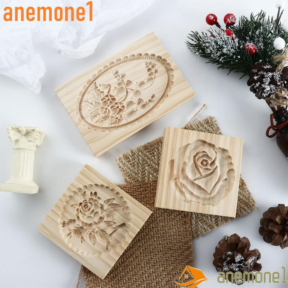 Anemone1 Criativo Natural Bolo Bakeware Diy Casa Para Fazer Biscoito Molde Do Bolinho De Madeira Acessórios De Cozinha