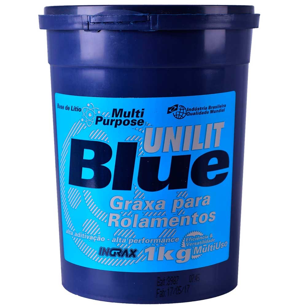 Graxa Azul para Rolamentos e Mancais Unilit Blue-2 1Kg Ingrax