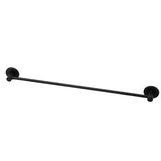 Porta Toalha Reto Preto - Porta Tolha - Suporte Para Banheiro Stander