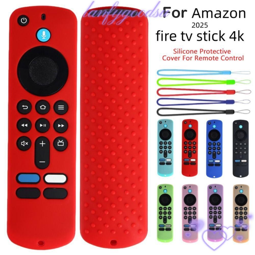 LANFYGOODS Capa Protetora De Silicone Para Controle Remoto À Prova De Choque , 2025 Fire TV Stick 4K/HD