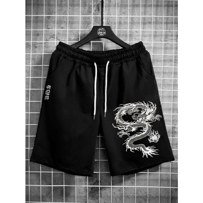 Bermuda Moletom Masculina Street Wear Dragão Lançamento confortavel Premium Envio Imediato em Oferta na Shopee