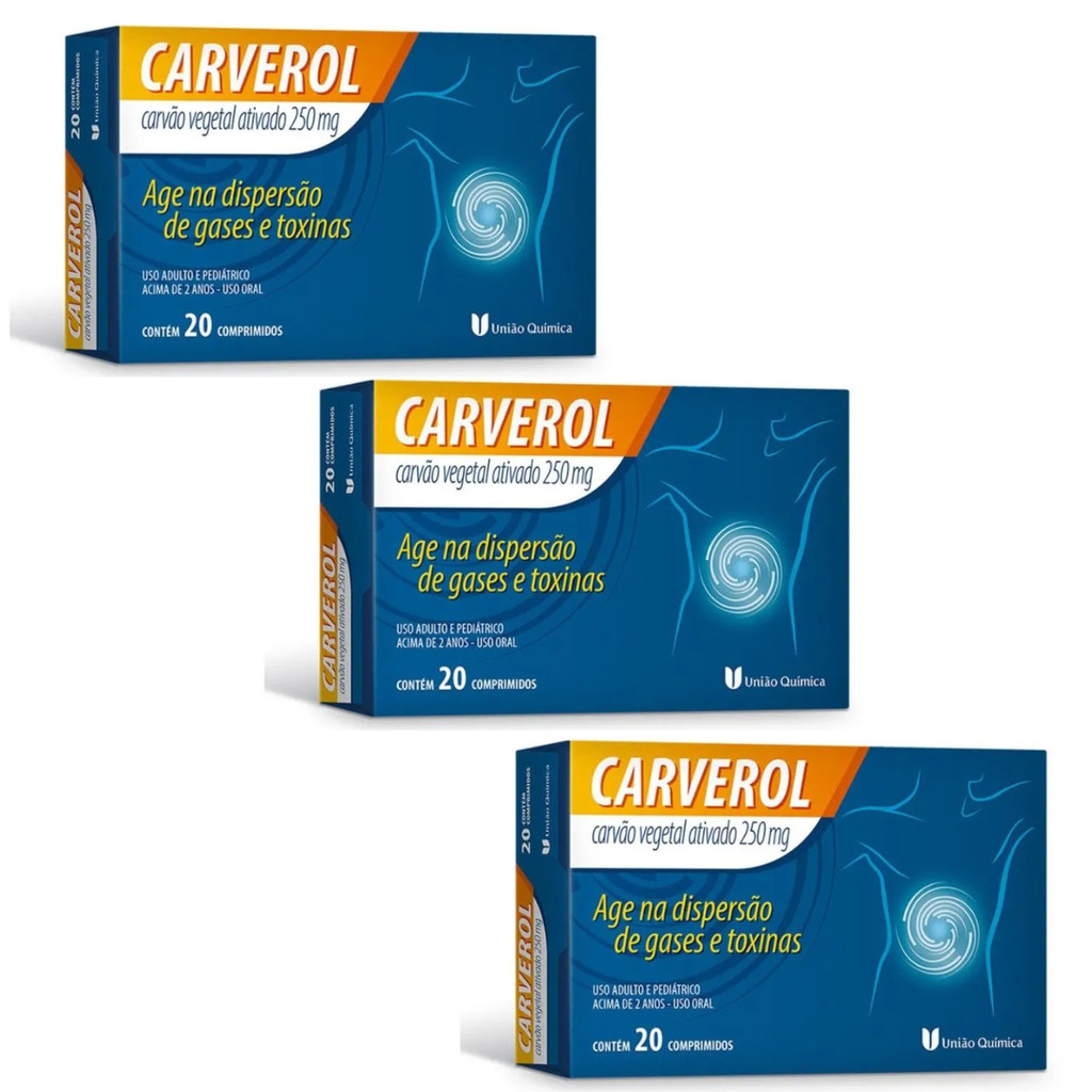 Kit 3 und Carverol 20 Comprimidos