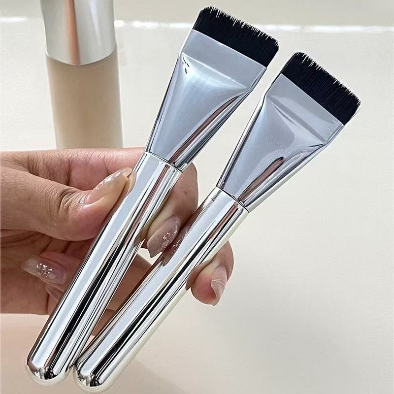 BR57-Pincels De Base  Contorno Facial, Máscara Facial, Mistura Plana Pincel De Maquiagem