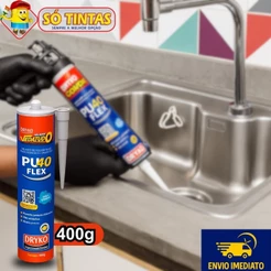 Selante PU 40 Diversas Cores Poliuretano 400g, Flex, Calhas, Juntas, Telhado