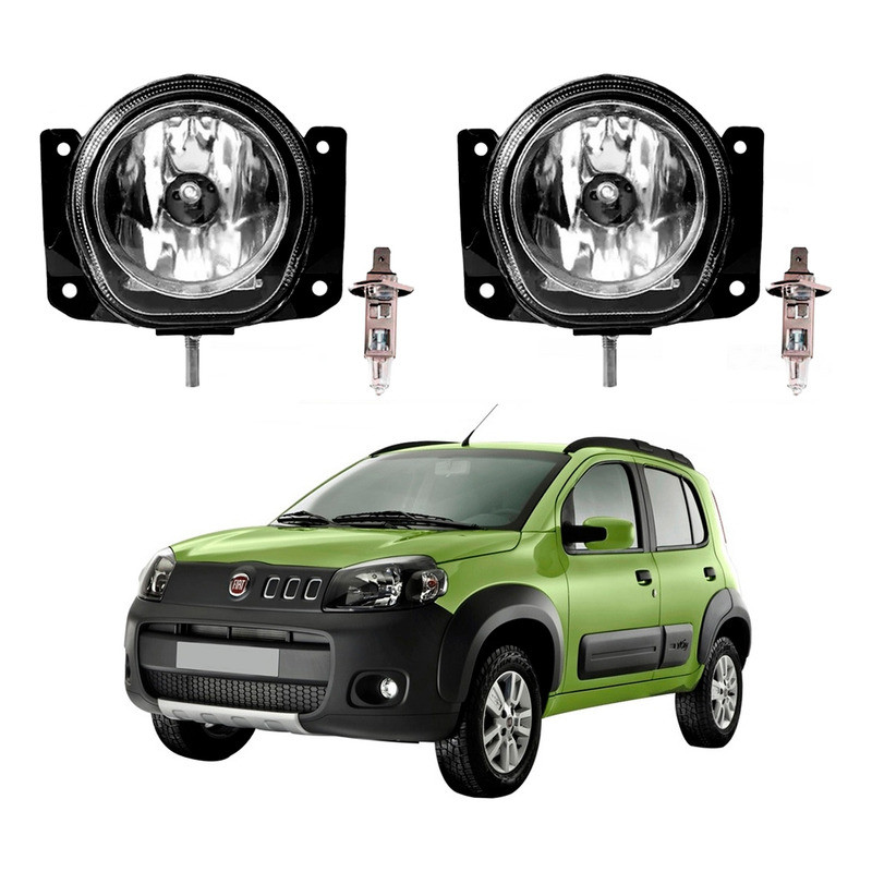 Par Farol Milha Lampada Uno Way 1.0 1.4 2010 A 2016 em Oferta na Shopee