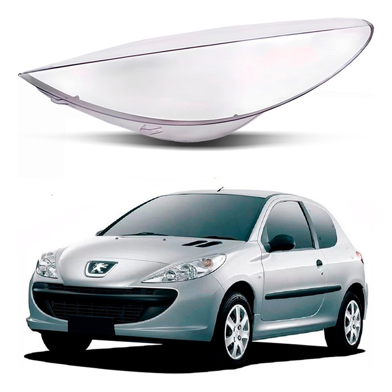 Lente Do Farol Esquerdo Peugeot 207 1.4 1.6 2008 A 2015 em Oferta na Shopee