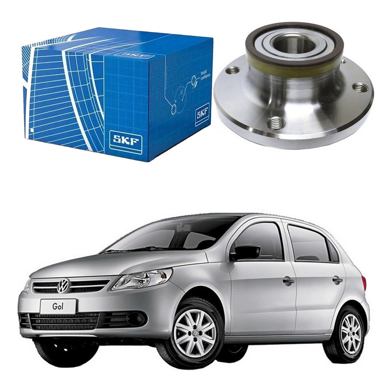 Cubo Roda Traseira Skf Gol G5 1.0 1.6 Com Abs 2008 A 2013 em Oferta na Shopee