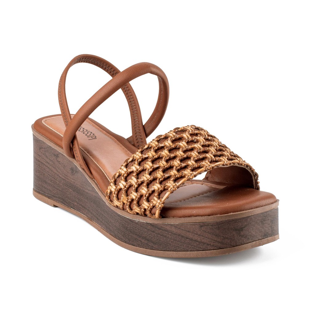 Sandália Mississipi Anabela Feminina MF494 em Oferta na Shopee