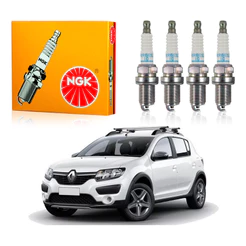 Jogo Velas Ngk Sandero Stepway 1.6 16v 2014 A 2015