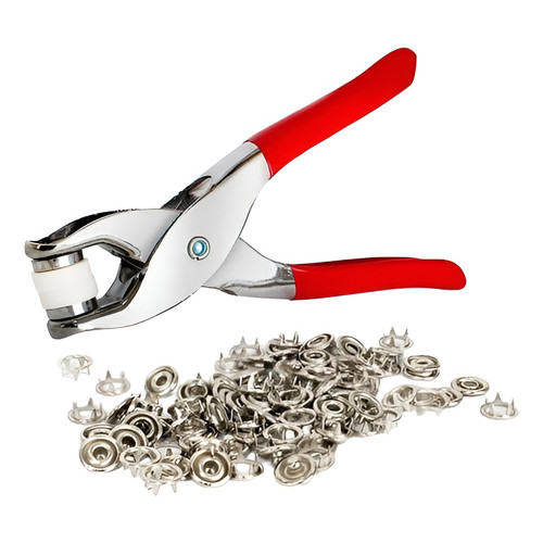 Alicate De Botão De Metal Tic Tac De Pressão + 50 Botão botoes em Oferta na Shopee