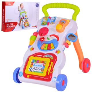 Andador De Atividades 5 em 1 Quadro Magico Educativo Musical Didático Com Luz E Som - Castela em Oferta na Shopee