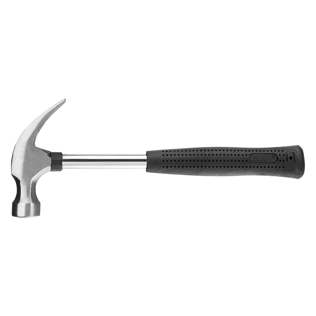 MARTELO UNHA, TODO EM METAL, CABO REVESTIDO DE BORRACHA, CABECA 27MM, 1PC // SPARTA em Oferta na Shopee