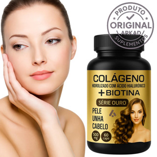 Colágeno Hidrolisado Com Ácido Hialurônico + Biotina - Arkad Suplementos - Original em Oferta na Shopee