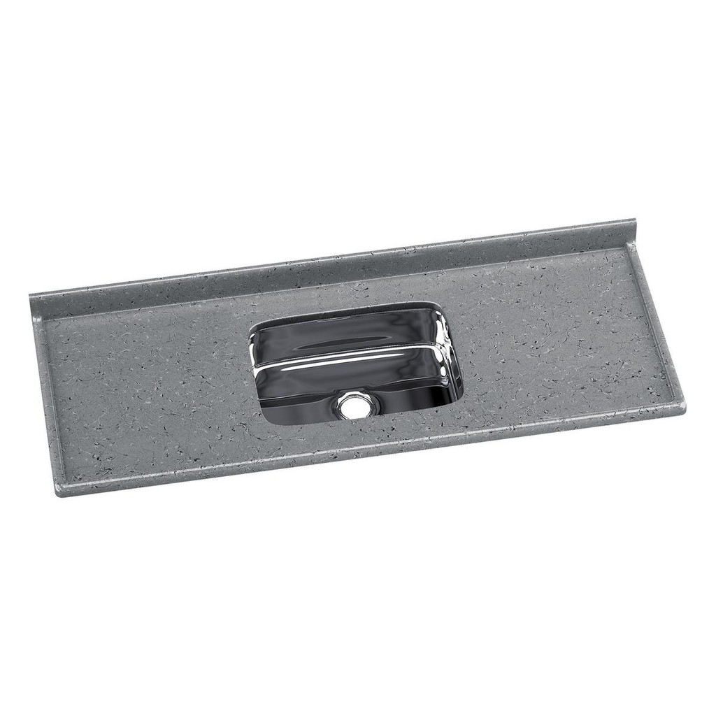 Pia de Cozinha Mármore Sintético 140x55cm com Cuba Aço Inox Multimóveis CR20473
