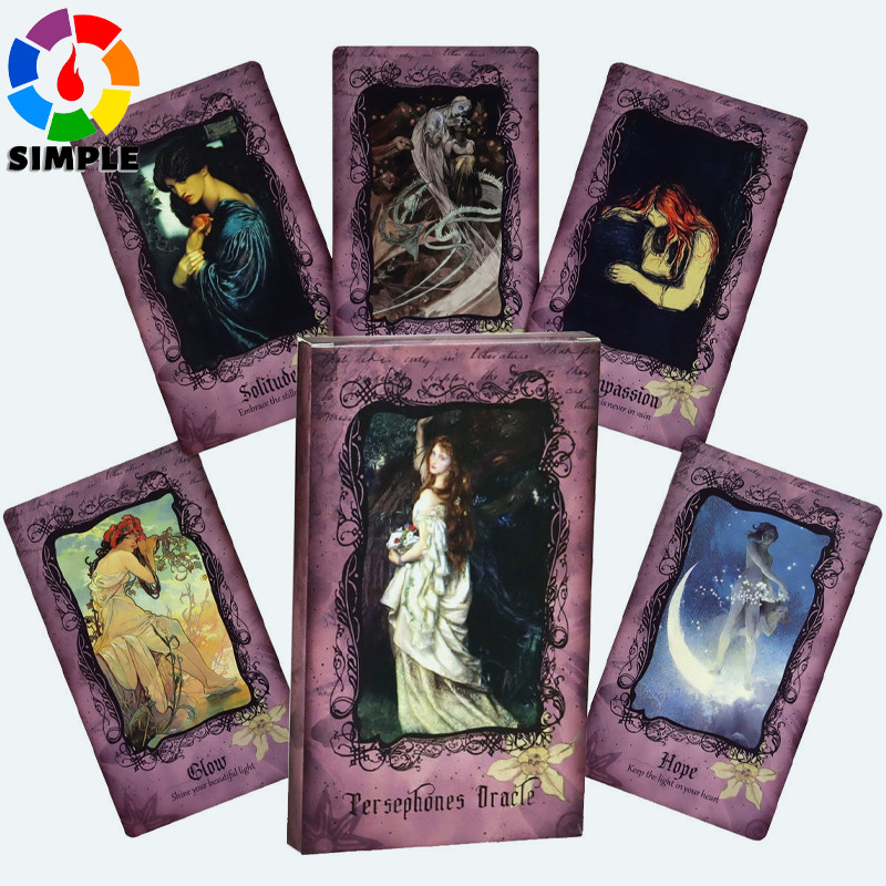 Persephones Oracle Cards Quality Fortune Telling Divination Tarot Cards Deck Game