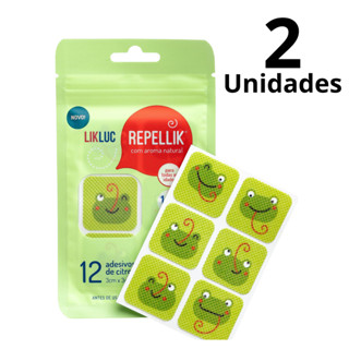Kit 2 Adesivos Repelentes Repellik Proteção Natural Insetos em Oferta na Shopee