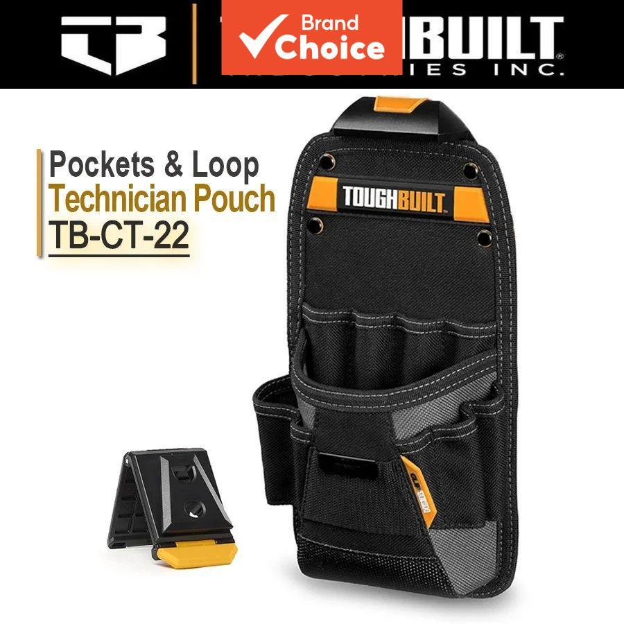 Um Conjunto De Bolsa Técnica TOUGHBUILT TB-CT-22 , Sistema ClipTech Com 11 Bolsos E Alças , Coldre Ajustável , Presilhas