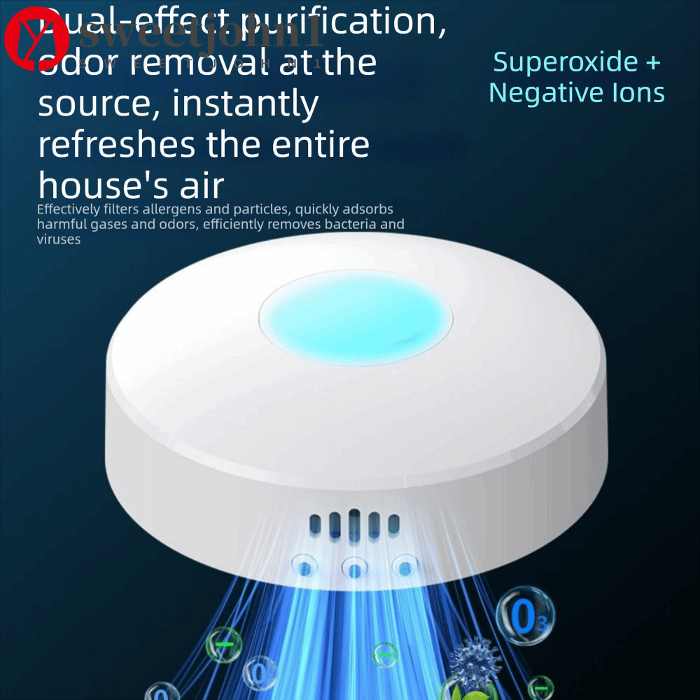 SWEETJOHN1 Desodorizador Inteligente Para Gatos , Com Detecção Automática De Bateria Recarregável De 3000mAh , Operação