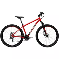 Bicicleta Aro 29 Caloi Montana 21 Marchas Freio a Disco Suspensão Dianteira Vermelha