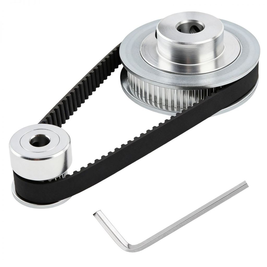 Polia Dentada 20T 60T GT2 , Liga De Alumínio , 5mm , 8mm , Roda Síncrona De Furo Para Correia De 6 Mm De Largura