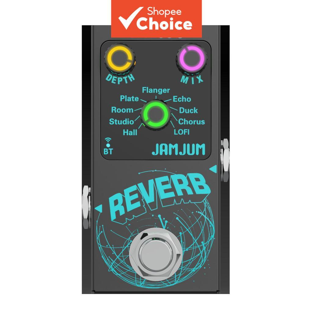 Pedal De Efeito De Guitarra Compacto Com 9 Efeitos De Reverberação Acompanhament