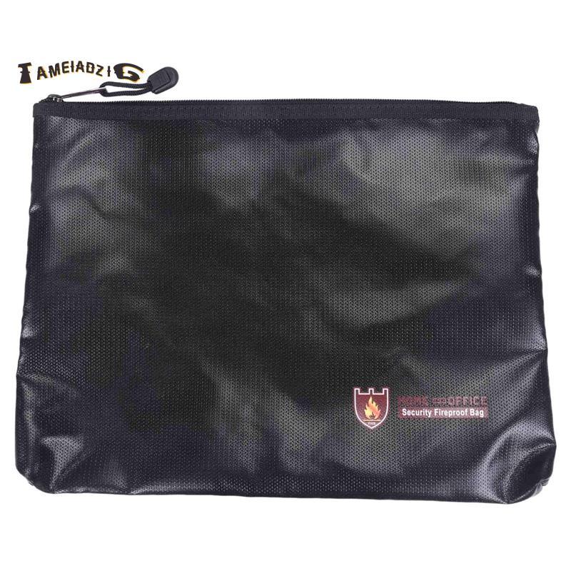 [Entrega Rápida T] Saco De Documentos À Prova De Fogo , Sacos D'água E Dinheiro Para Suporte A4