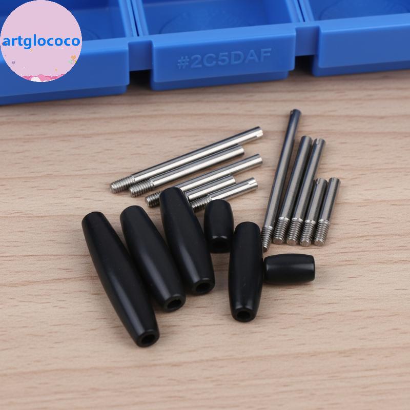 Artglococo Kit De Reparo De Sax De Alta Qualidade 10 Unidades De Eixo De Baquelite Com Parafuso De Haste Para Alto Tenor
