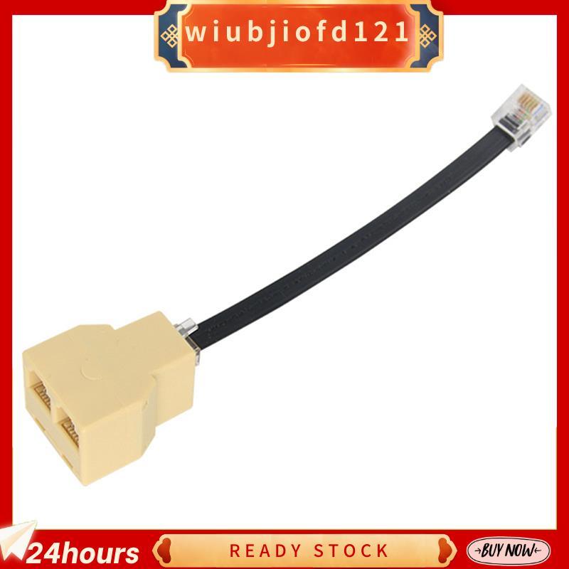Acoplador RJ12 6P6C Para 2 Vias RJ11 50CM Adaptador Divisor De Cabo De Telefone Adequado Conexões Fixas