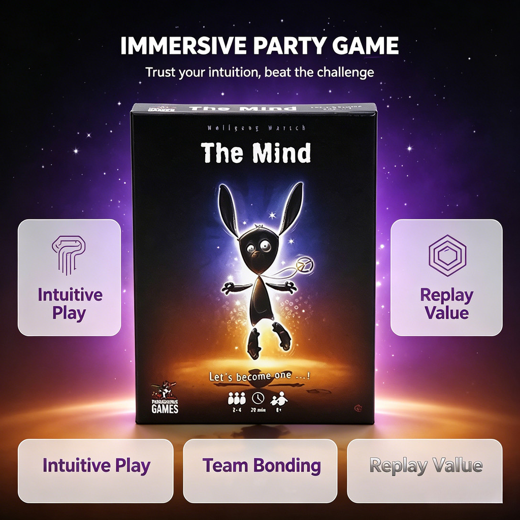 The Mind Card Game Puzzle Card Game Card Party Game Board Games Card Team Experience Interactive Toys BR02