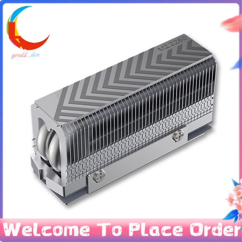 M . 2 2280 NVMe SSD Dissipador De Calor Cooler Tubos Duplos Almofada Térmica De Alto Desempenho Para 2280 PC Computador