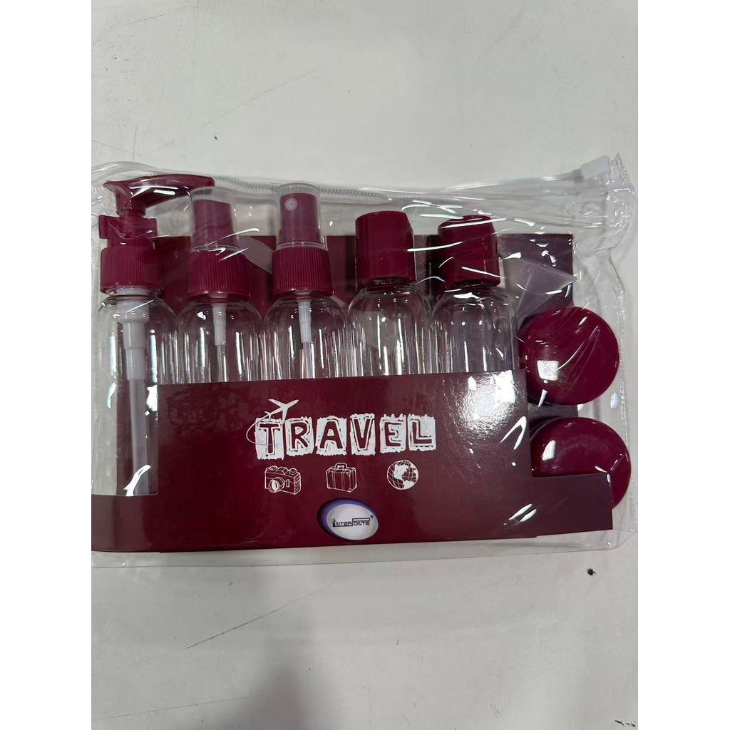 Imagem Kit De Frascos Para Viagem 10 Peças Creme Cosméticos Pote Higiene Pessoal