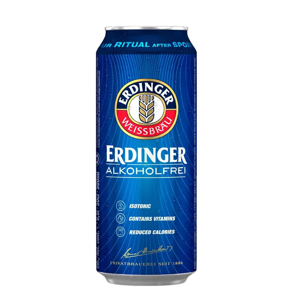 Cerveja Erdinger Alkoholfrei Sem Álcool Lata 500ml