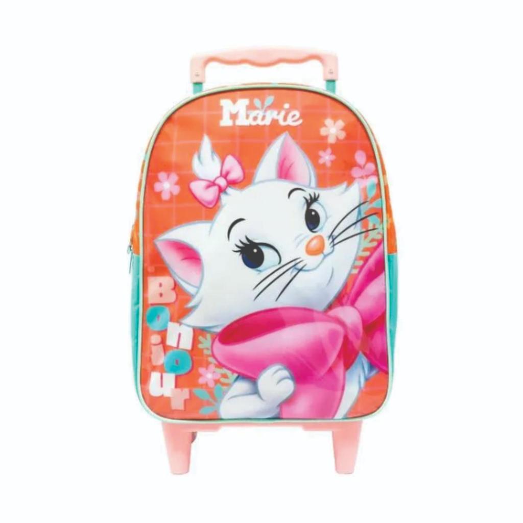 Mochila Gatinha Marie Cerius C/ Rodinhas