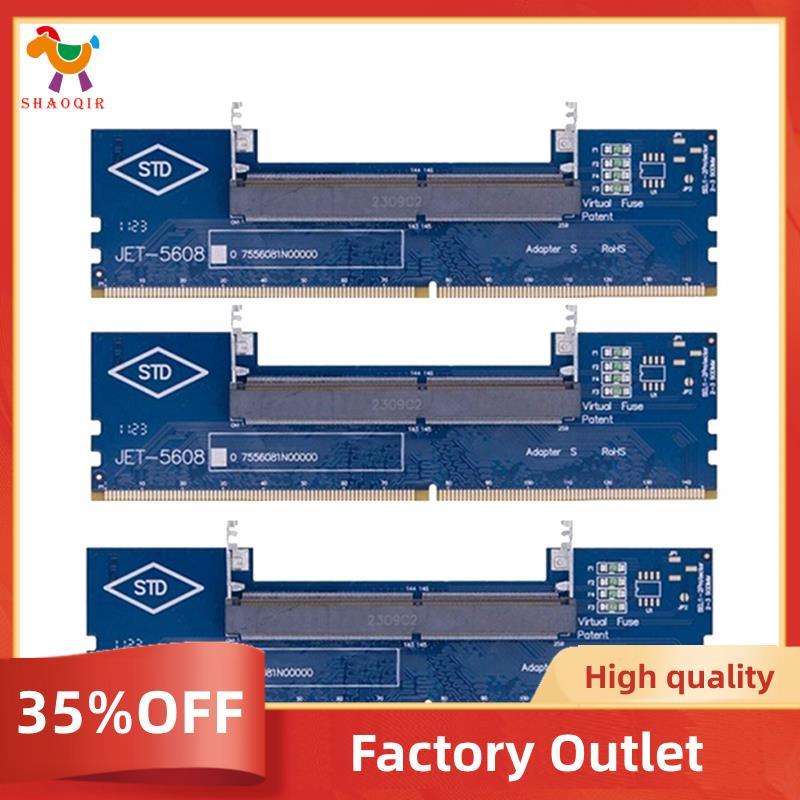 Adaptador De Memória RAM 3PCS DDR4 Laptop Para Desktop SO-DIMM PC Cartão De Teste