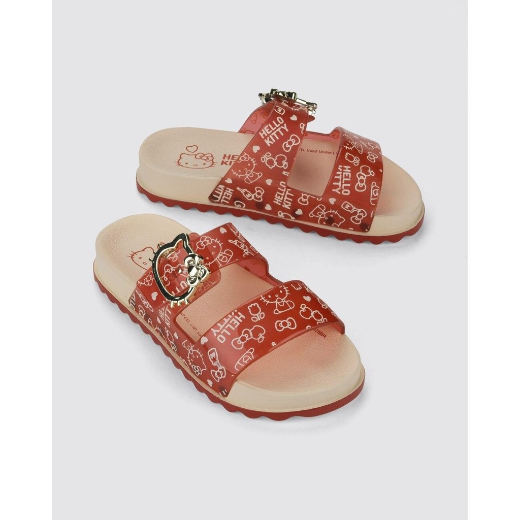 Chinelo Slide Infantil Grendene Kids Hello Kitty Summer em Oferta na Shopee
