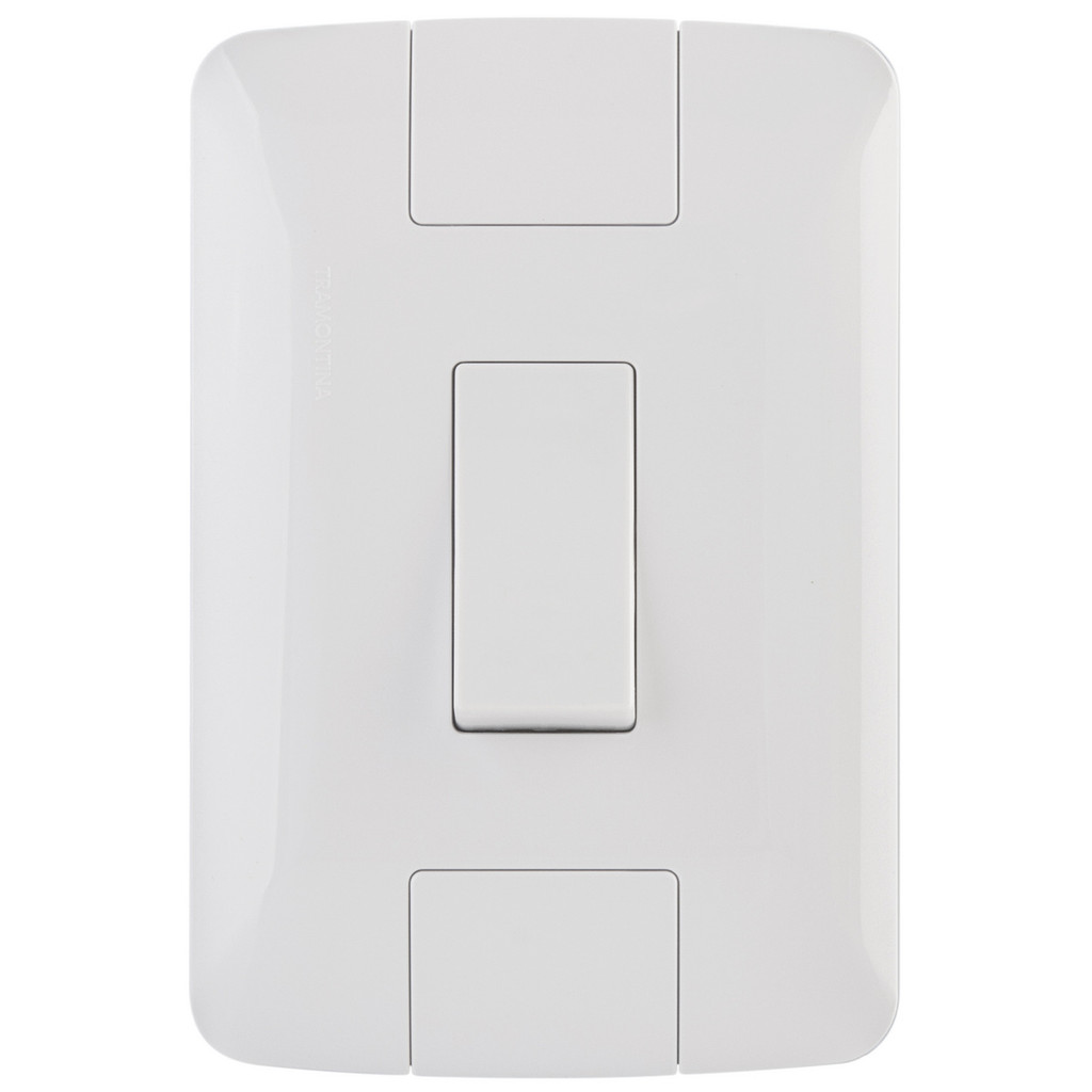 Interruptor 1 Paralelo Placa Vertical Aria Branco Tramontina