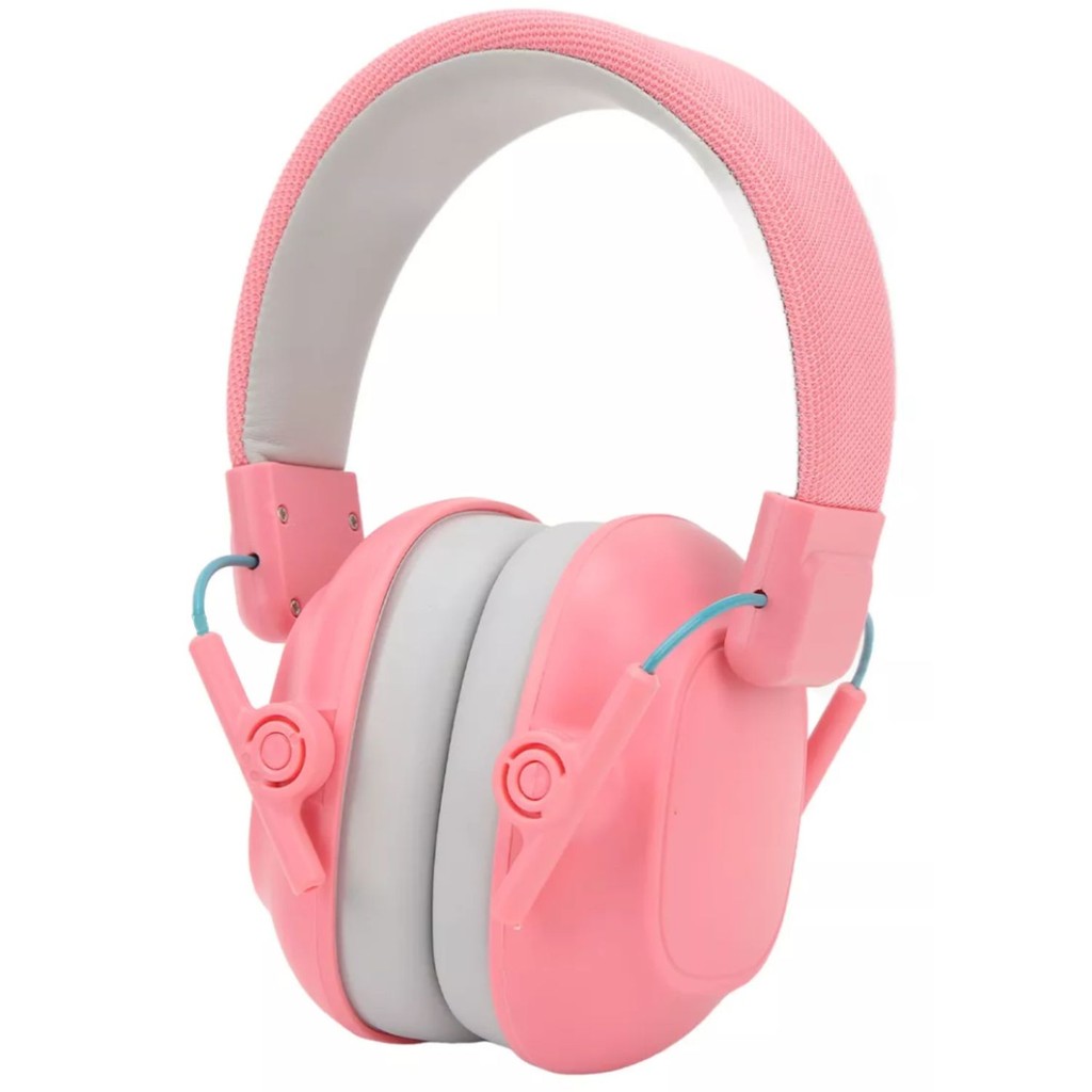 Abafador Protetor Auditivo Criança Adolescente Menina Rosa Atenuação Sonora Sensorial Ajuste Ergonômico Proteção