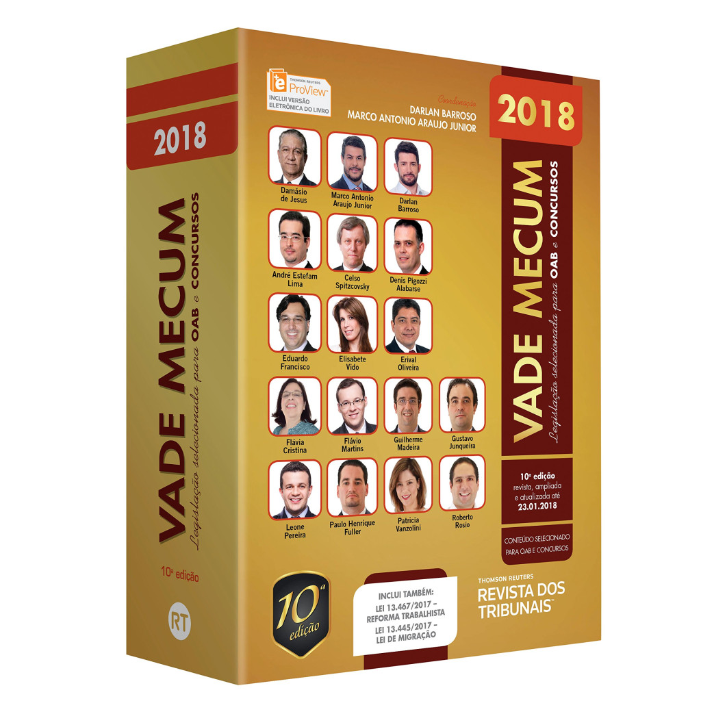 Vade Mecum. Legislação Selecionada Para Oab e Concursos
