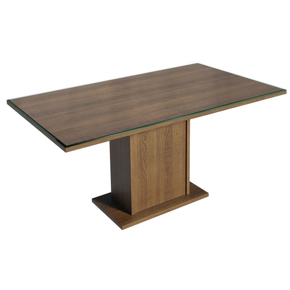 Mesa de Jantar Retangular Tampo de Vidro 5275 Madesa