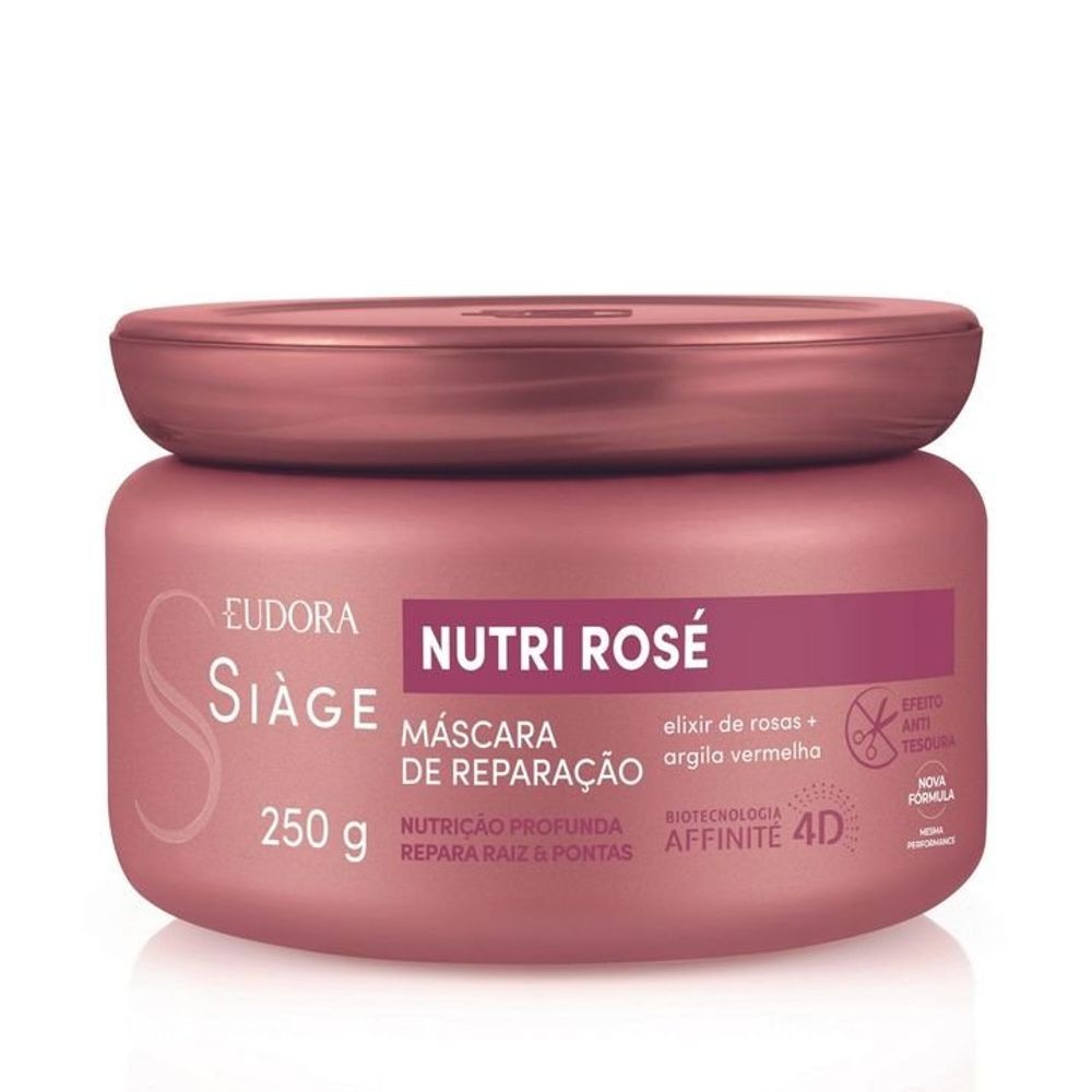 Máscara Siàge Nutri Rosé - Hidratação 250g em Oferta na Shopee