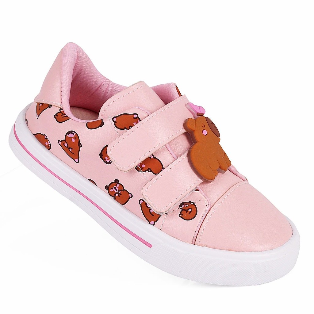 Tênis Infantil Menina Capivara FanClub - Rosa em Oferta na Shopee