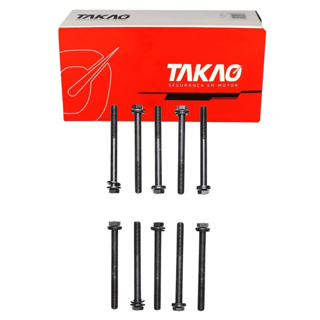 Parafuso Cabeçote (Jg) Tracker 2.0 16V 2006 A 2008 / Grand Vitara 2.0 16V 1998 A 2006 / Grand Vitara 2.0 16V 2007 A 2016