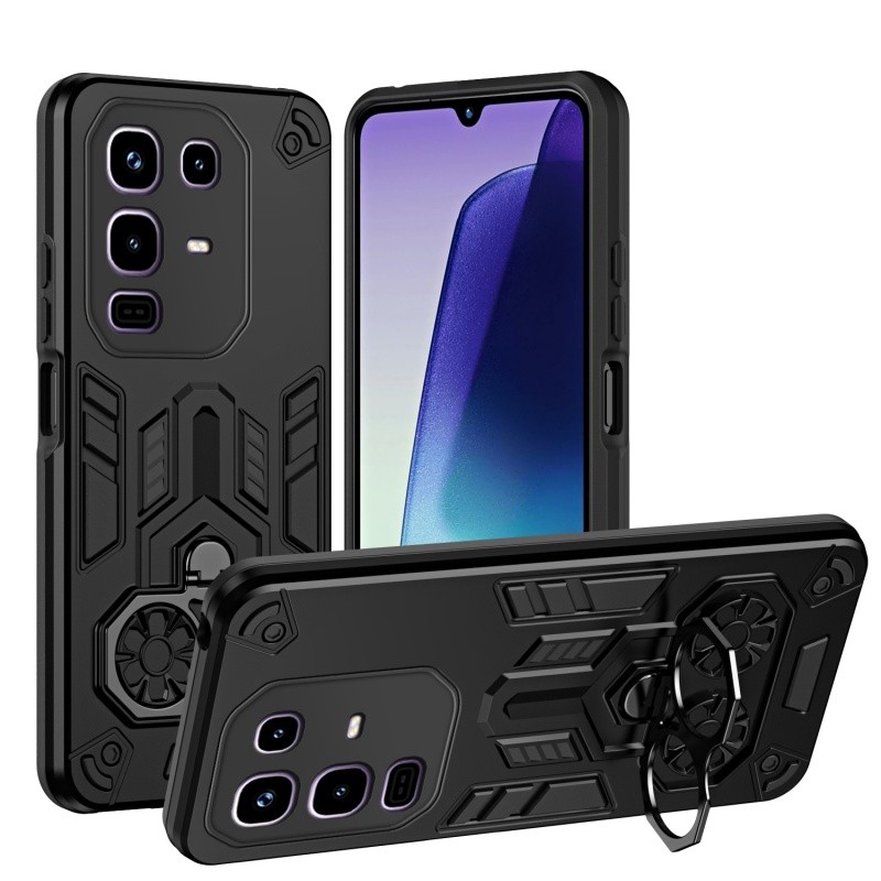 Capa Armadura Para infinix Note 50 Pro 4G Protetora Magnética 360 ° Traseira Do Suporte De Anel 50X 50S Shell