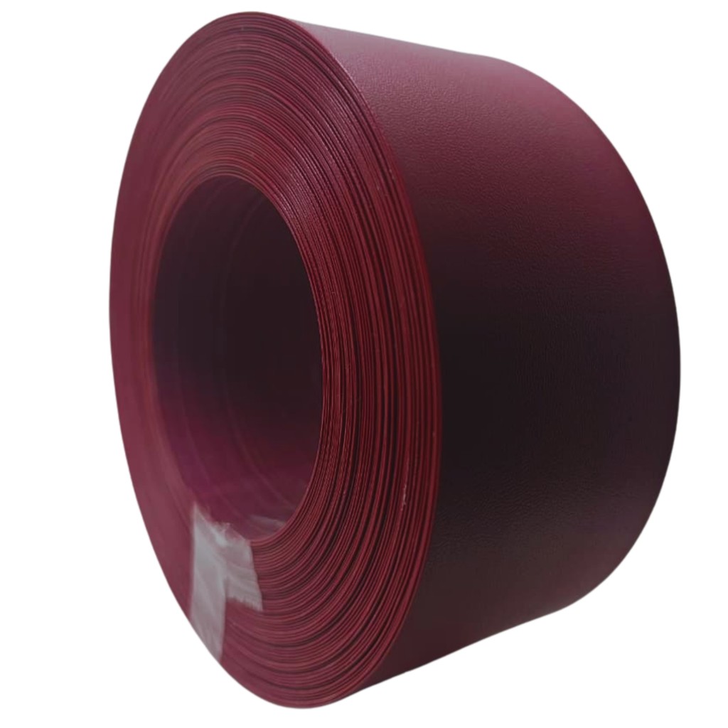Fita de Borda Pvc Para Formica Vinho Bordo Tx 64mm X 10m Acabamento Moveis Bordo Fosco